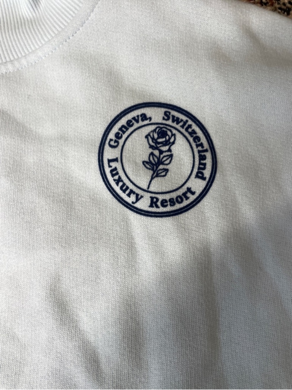 Wild Fable Women's Light Blue Mock Neck Sweatshirt with Logo XS | NWT - Picture 3 of 4